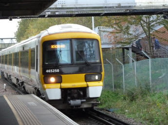 Train arriving