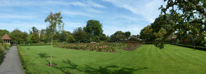 Well Hall Pleasaunce rose garden