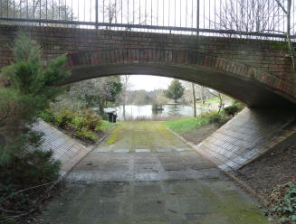 Bridge over path