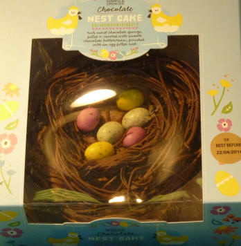 Easter nest cake