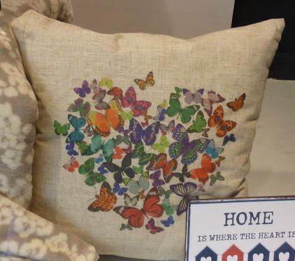 Butterflies cushion