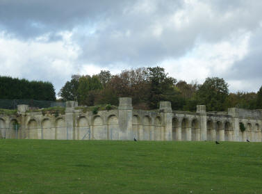 Parapet of former Crystal Palace