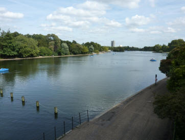 Hyde Park, the Serpentine Lake