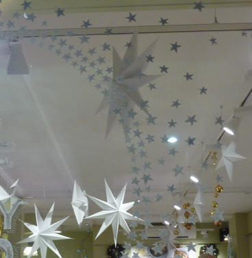 Shop window decorations