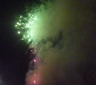 Petts Wood Christmas Carnival fireworks