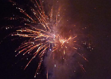 Petts Wood Christmas Carnival fireworks