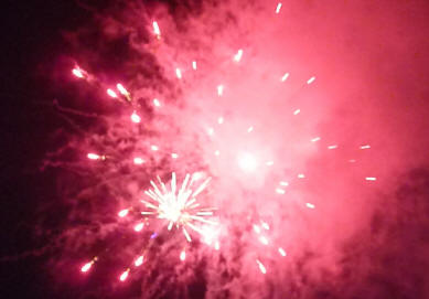 Petts Wood Christmas Carnival fireworks