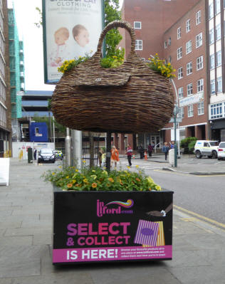 Basket planter, Ilford