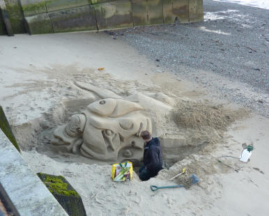 Sand sculpture