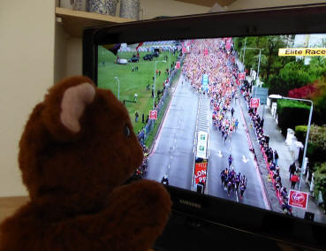 London Marathon start line