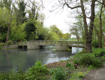 Lake and bridge