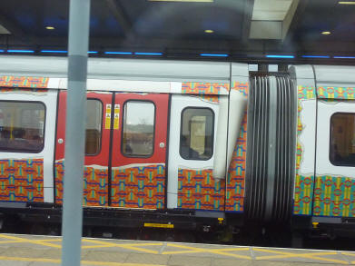 Decorative train carriages