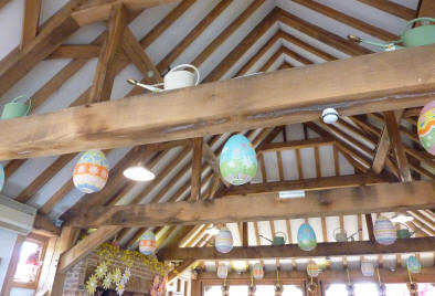 Tea room ceiling