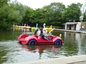 Pedal boat car