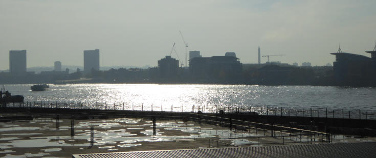 River Thames from Canary Wharf