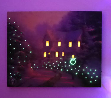 LED illuminated picture