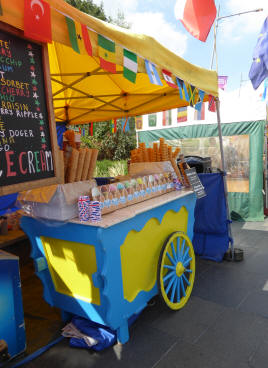 Ice cream stall