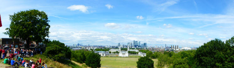 Panorama of Greenwich from Observatory
