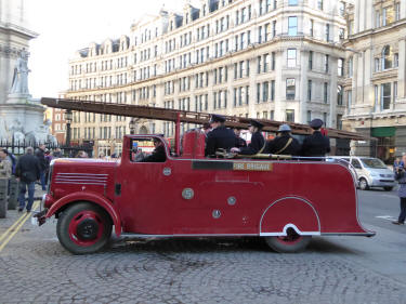 Vintage fire engines