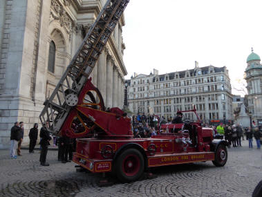 Vintage fire engines