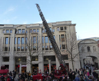 Vintage fire engines