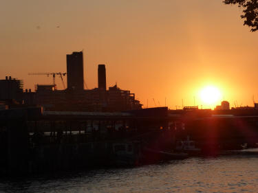 Sunset over the Thames