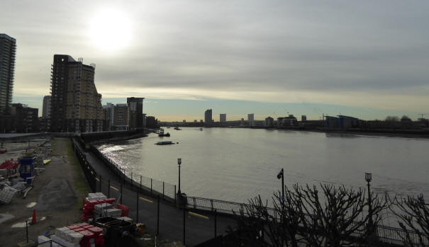 River Thames at Westferry Circus