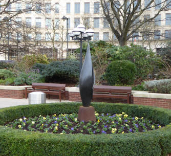 Westferry Circus sculpture