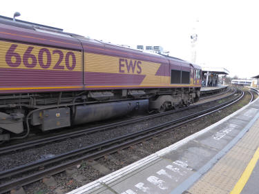 Goods train diesel engine