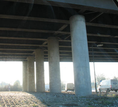 Motorway over Crittalls Corner, Kent